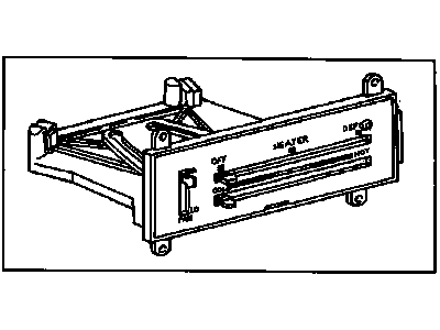 GMC P2500 A/C Switch - 16034601