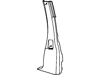 GM 10285777 Panel Assembly, Center Pillar Trim <Use 1C4M*Gray