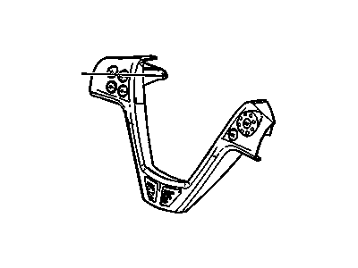 GM 15776585 Switch Assembly, Driver Information Display & Multifunction *Cocoa