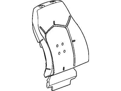 2008 Cadillac CTS Seat Cushion Pad - 25777060