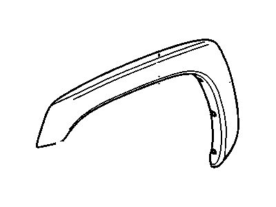 GM 88979838 Flare,Front Fender