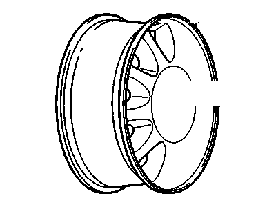 Buick Rendezvous Spare Wheel - 9595529
