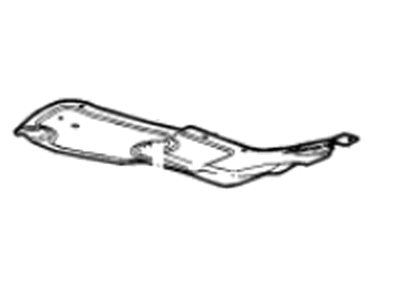 GM 23363171 Deflector, Front Compartment Air