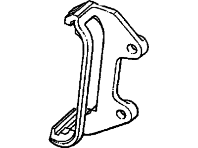 GM 10132830 Plate, Front Brake Caliper Anchor,R.H.