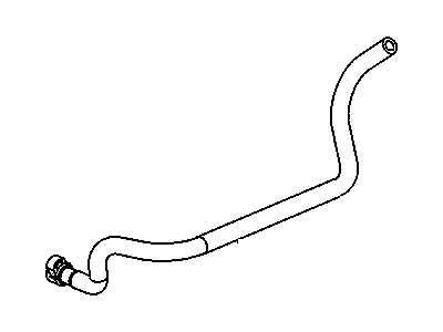 Saturn Brake Booster Vacuum Hose - 15217076