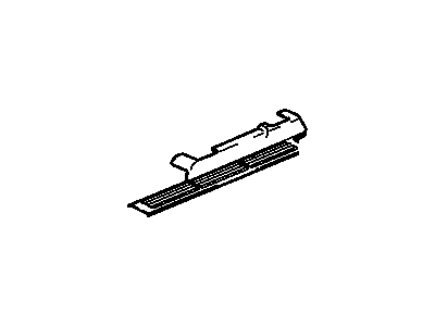GM 10359435 Plate Assembly, Front Side Door Sill Trim *Vy Dark Pewter
