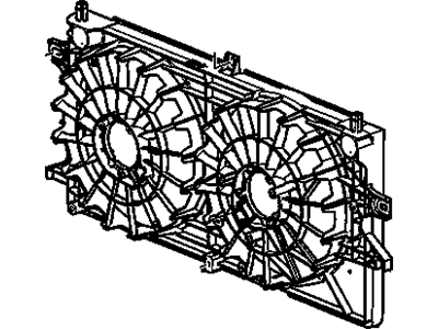 GM 89018697 Shroud Kit,Engine Electric Coolant Fan