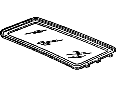 GM 12536414 WINDOW, Roof Panel