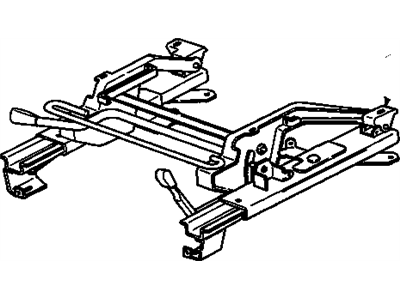 GM 16603404 Adj Assembly, D/Seat 4 Way Man Sce: T