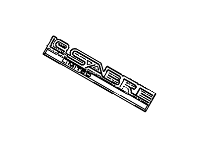 1990 Buick Lesabre Emblem - 20576640