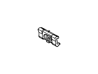 GM 20693440 Clip, Molding Reveal Quarter Belt Center
