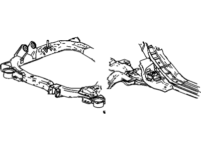 GM 11516754 Nut,Engine Front Mount Frame Side
