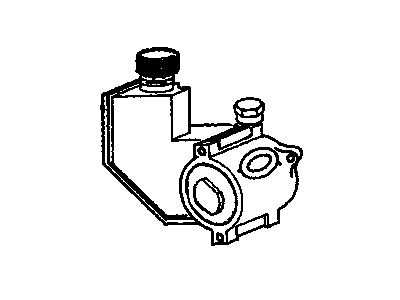 Chevrolet S10 Power Steering Pump - 88990484