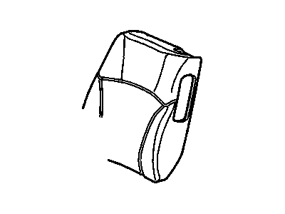 2002 Chevrolet Trailblazer Seat Cushion Pad - 88949363