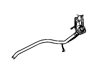 2007 Hummer H3 Fuel Filler Hose - 15877575