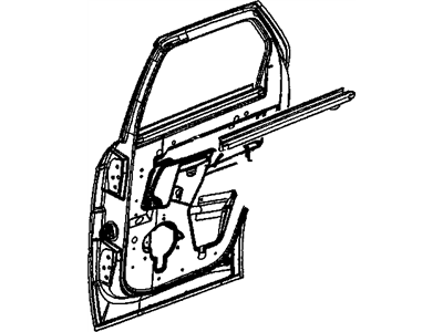 2001 Pontiac Aztek Weather Strip - 10411700