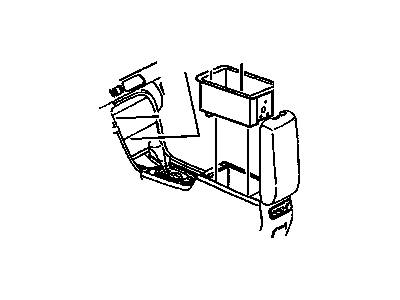 GM 25686590 Compartment Assembly, Compact Disc Player Disc Storage