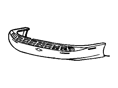 GM 10220407 Rear Bumper Cover