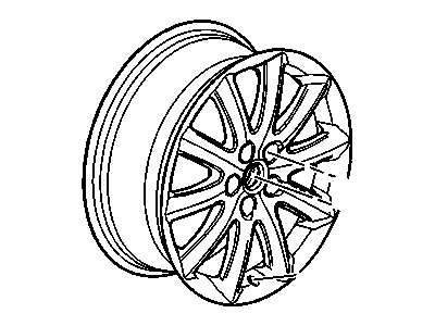 Buick Lucerne Spare Wheel - 9595945