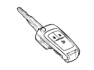 GM 95233522 Key Assembly, Door Lock & Ignition Lock