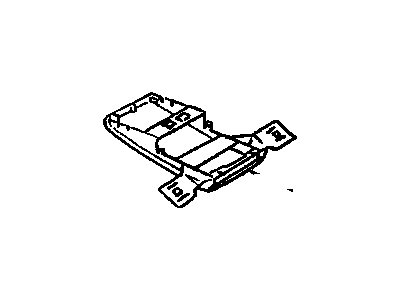 GM 12506679 Housing, Windshield Header Courtesy & Reading Lamp