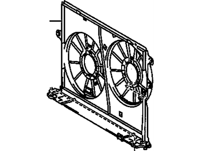 Pontiac Fan Shroud - 88975774