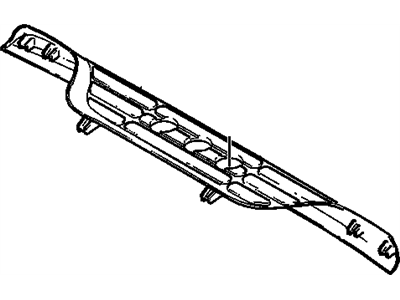 GM 12335697 Pad,Rear Bumper Step Center