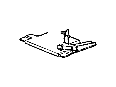 GM 12561487 Retainer, Upper Intake Manifold Sight Shield