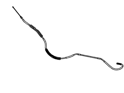 Chevrolet Suburban Parking Brake Cable - 25864664