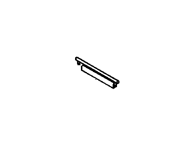 88890457 GM Molding Asm,Rear Side Door Window Belt Reveal <Use 1C5N 1230A> Illustration 1 of 1
