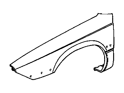 GM 12532575 Fender Asm,Front (LH)
