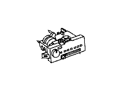 GM 16069741 Heating And Air Conditioning Control Panel