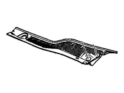 15298847 GM Air Inlet Screen Assembly Illustration 1 of 1