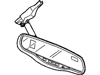 GM 25731929 Mirror Assembly, Inside Rear View