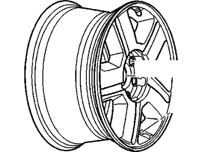 GM 9594946 Original Alloy Wheel Isuzu Ascender