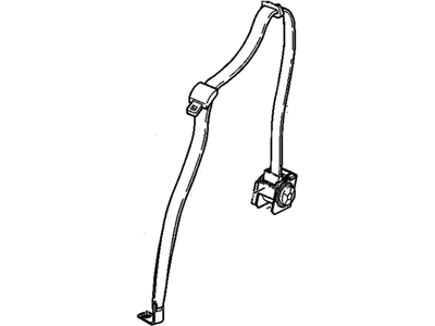 2002 Oldsmobile Silhouette Seat Belt - 88954010
