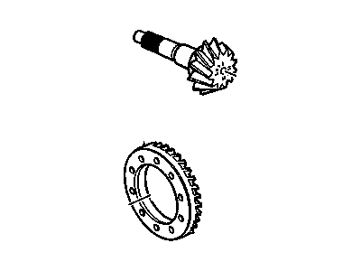 GM 12479299 Gear Kit,Front Differential Ring & Drive Pinion (3.42 Ratio)