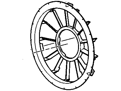 GM 15780450 Shroud, Engine Coolant Fan