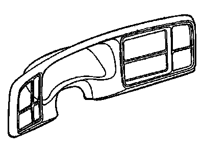 GM 15075113 Bezel Assembly, Instrument Panel Cluster Trim Plate