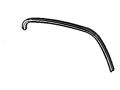 Door Weatherstrip Seals For 1973-1977 Pontiac Grand Prix 2-Door – Pair – SOFF WEADS5019