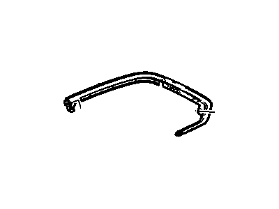 GM 22886763 Molding Assembly, Rear Side Door Window Upper Reveal