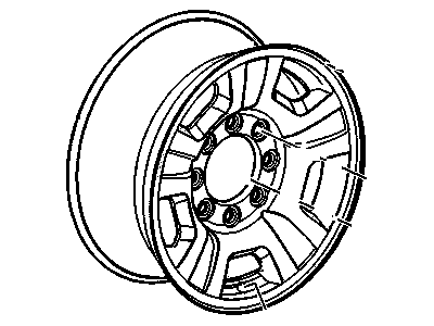 2012 Chevrolet Suburban Spare Wheel - 9595464