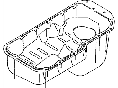 2000 Chevrolet Tracker Oil Pan - 91174375