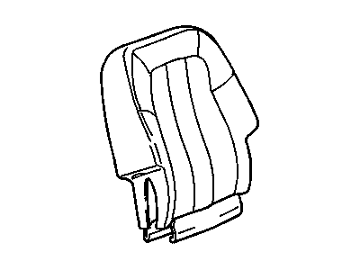 GM 89041954 Cover Asm,Rear Seat Back Cushion *Neutral