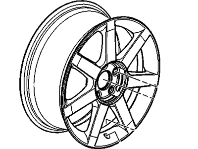 2006 Cadillac XLR Spare Wheel - 9596990