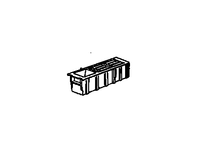 GM 25529156 Tray Assembly, Front Floor Console Tape Storage
