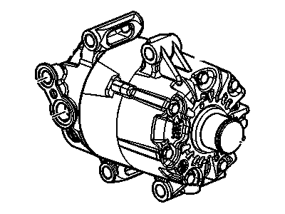 2007 Chevrolet Corvette A/C Compressor - 19418175