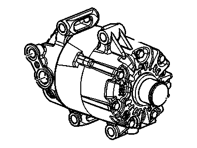 2005 Chevrolet Corvette A/C Compressor - 19418175