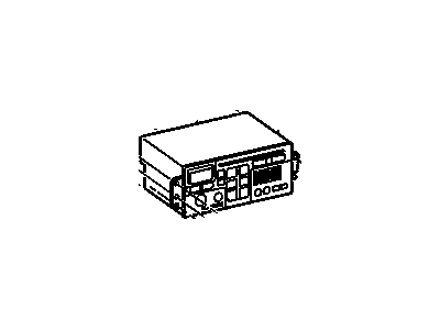 GM 9376253 Radio Assembly, Amplitude Modulation/Frequency Modulation Stereo & Clock