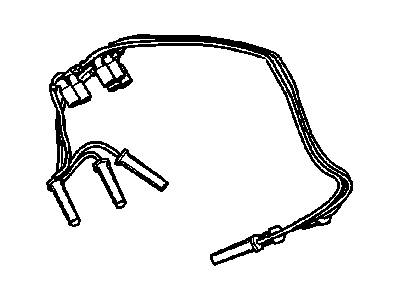 Buick Lucerne Spark Plug Wires - 12635742